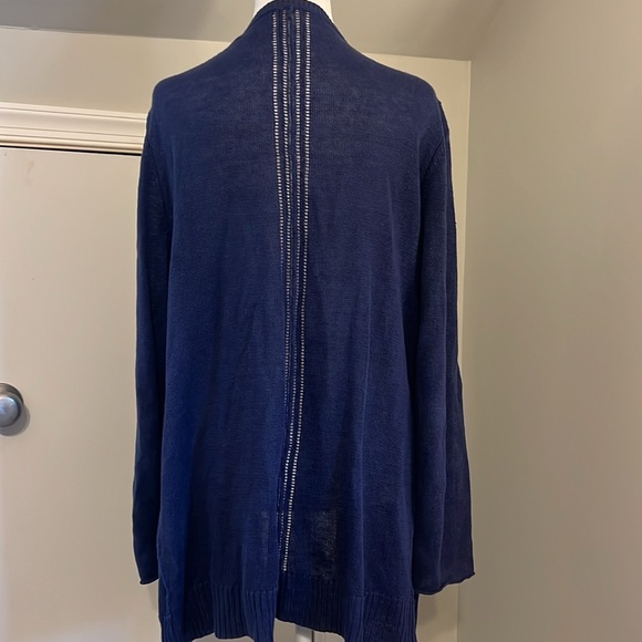 Eileen Fisher Linen sweater with details L - Picture 3 of 8